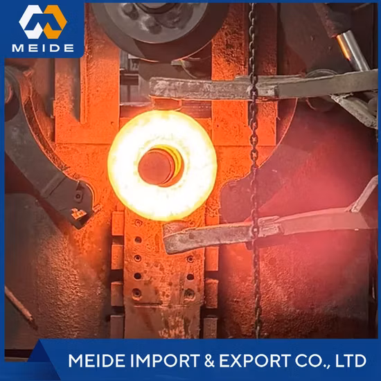 ASTM 4140 4340 anéis de forjamento de rolo de aço carbono de grande diâmetro