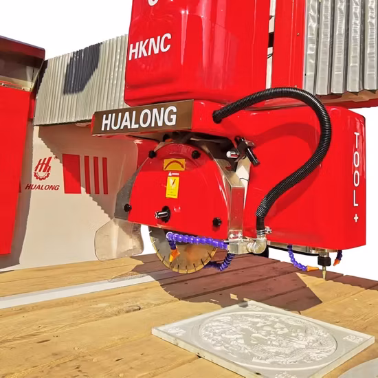 Bcmc 5 eixos cnc sistema de controle italiano ponte viu lâmina máxima 650mm corte pedra laje bancada equipamentos processamento