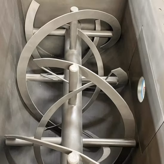 Misturador de fita/misturador de grânulos de pó de aço inoxidável de grande capacidade/equipamento de mistura